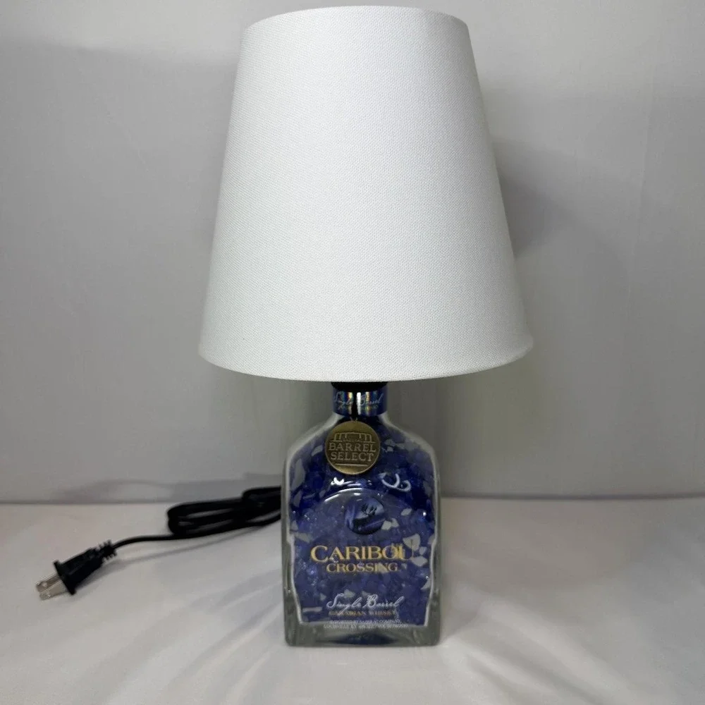 Caribou Crossing Bottle‎ Lamp Single Barrel Caribou Logo Father's Day Gift